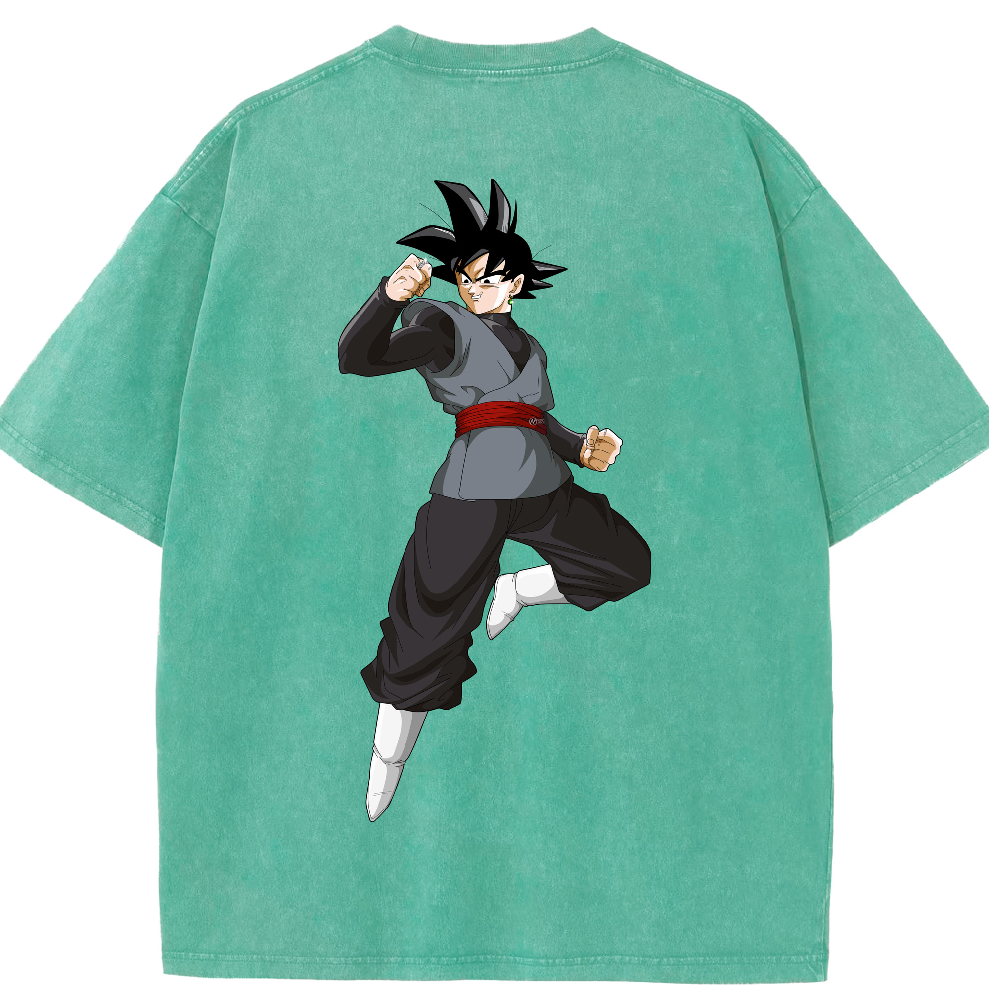 （画像用） ドラゴンボール ベジータ四世（Bejīta Yonsei）DRAGON BALL Vegeta IV 綿100% ヴィンテージ風 半袖Tシャツ（背面プリント）